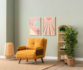 Atelier Del Sofa Cosmo Single - Amarillo Mostaza